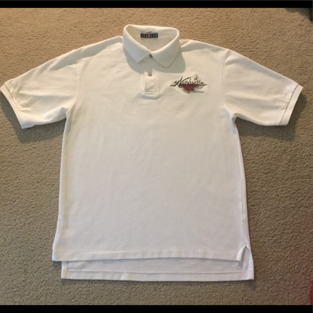Jerzees Cotton Polo Shirt with Nashville Logo Sz M - Picture 1 of 5